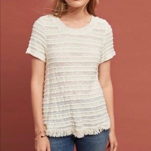 Anthropologie Fringe Top